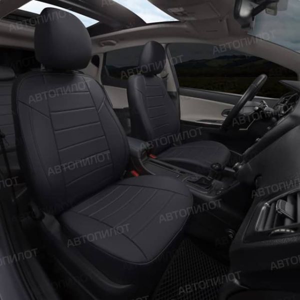 Чехлы Автопилот Экокожа на Toyota Highlander 2 2007-2013 г.в.