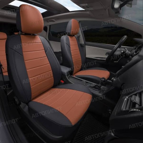 Чехлы Автопилот Экокожа на Toyota Highlander 2 2007-2013 г.в.
