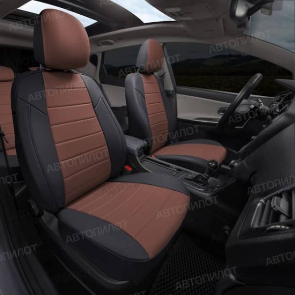 Чехлы Автопилот Экокожа на Toyota Highlander 2 2007-2013 г.в.