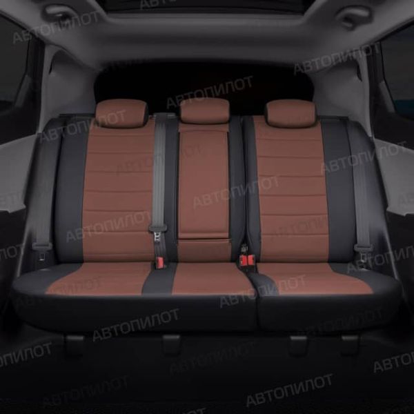 Чехлы Автопилот Экокожа на Toyota Highlander 2 2007-2013 г.в.