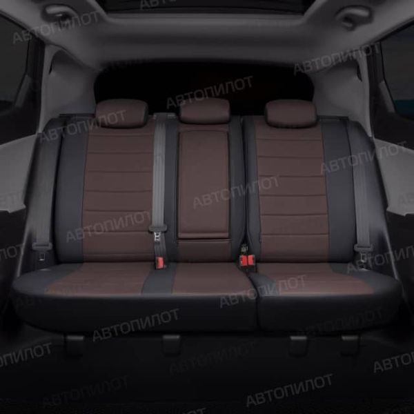 Чехлы Автопилот Экокожа на Toyota Highlander 2 2007-2013 г.в.