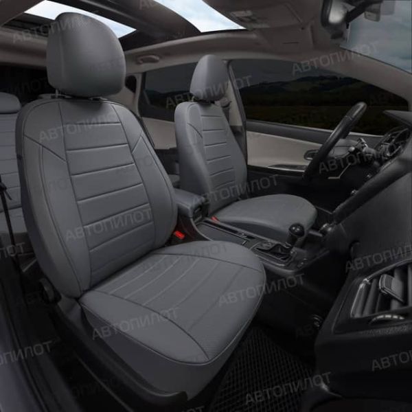 Чехлы Автопилот Экокожа на Toyota Highlander 2 2007-2013 г.в.