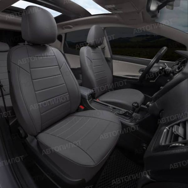 Чехлы Автопилот Экокожа на Toyota Highlander 2 2007-2013 г.в.