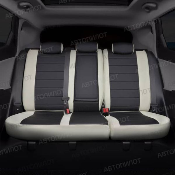 Чехлы Автопилот Экокожа на Toyota Highlander 2 2007-2013 г.в.