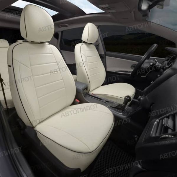 Чехлы Автопилот Экокожа на Toyota Highlander 2 2007-2013 г.в.