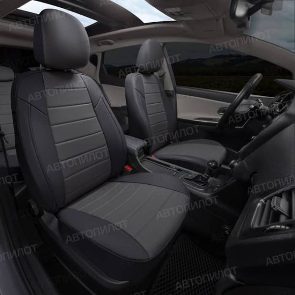 Чехлы Автопилот Экокожа на Toyota Highlander 2 2007-2013 г.в.