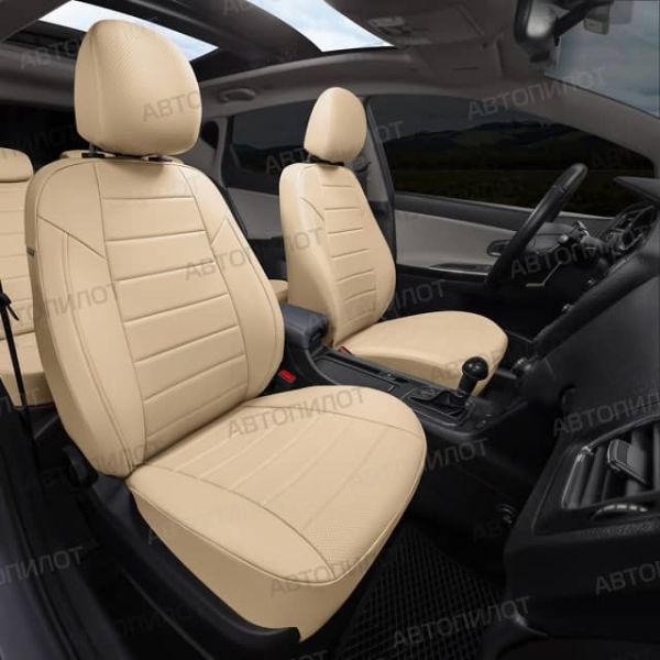 Чехлы Автопилот Экокожа на Toyota Highlander 2 2007-2013 г.в.
