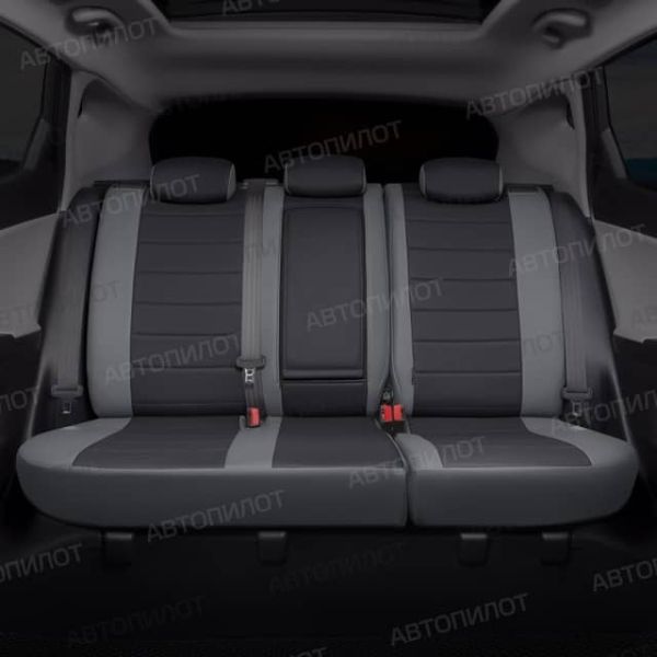 Чехлы Автопилот Экокожа на Toyota Highlander 2 2007-2013 г.в.