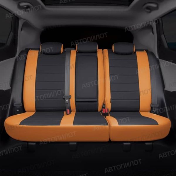 Чехлы Автопилот Экокожа на Toyota Highlander 2 2007-2013 г.в.