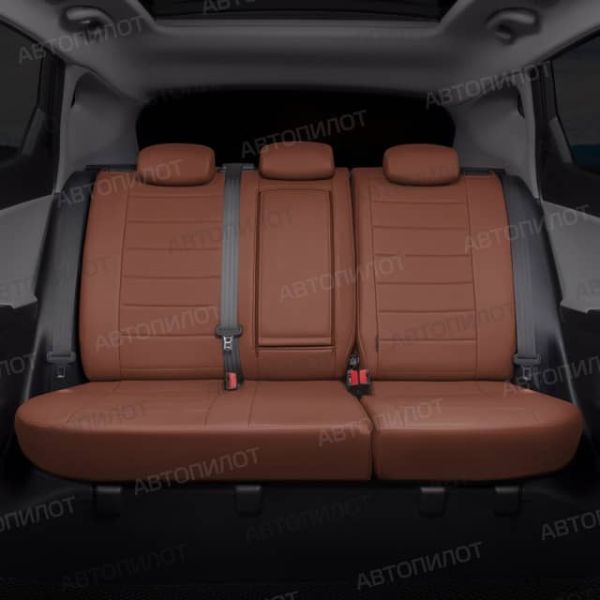 Чехлы Автопилот Экокожа на Toyota Highlander 2 2007-2013 г.в.