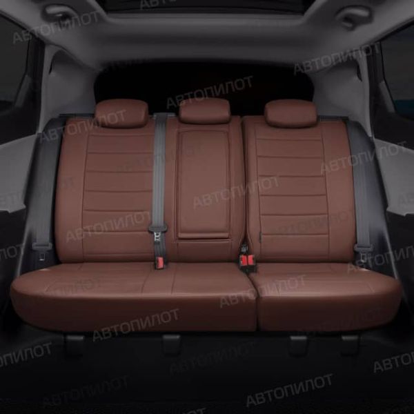 Чехлы Автопилот Экокожа на Toyota Highlander 2 2007-2013 г.в.