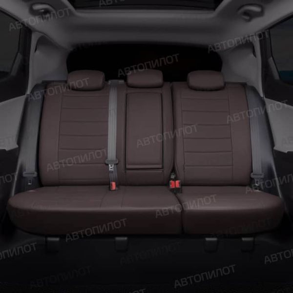 Чехлы Автопилот Экокожа на Toyota Highlander 2 2007-2013 г.в.