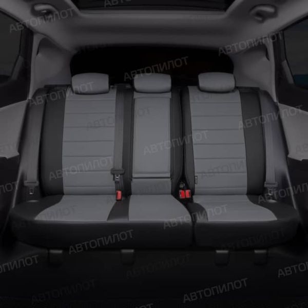 Чехлы Автопилот Экокожа на Toyota Highlander 2 2007-2013 г.в.