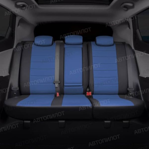 Чехлы Автопилот Экокожа на Toyota Highlander 2 2007-2013 г.в.