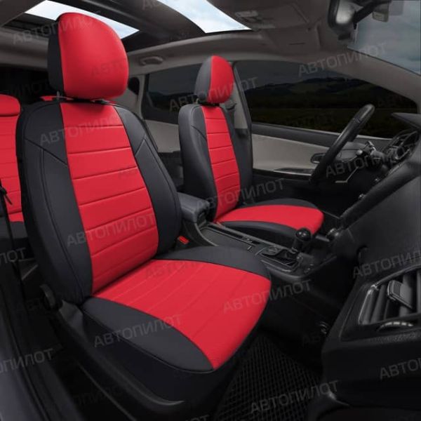 Чехлы Автопилот Экокожа на Toyota Highlander 2 2007-2013 г.в.