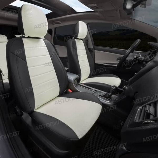 Чехлы Автопилот Экокожа на Toyota Highlander 2 2007-2013 г.в.