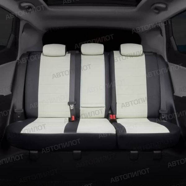 Чехлы Автопилот Экокожа на Toyota Highlander 2 2007-2013 г.в.