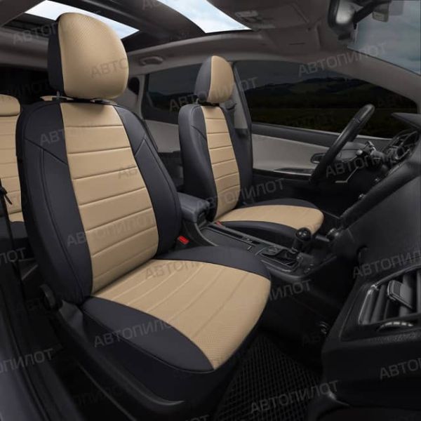 Чехлы Автопилот Экокожа на Toyota Highlander 2 2007-2013 г.в.