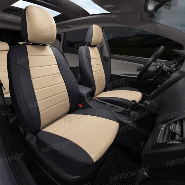 Чехлы Автопилот Экокожа на Toyota Highlander 2 2007-2013 г.в.