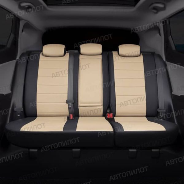 Чехлы Автопилот Экокожа на Toyota Highlander 2 2007-2013 г.в.