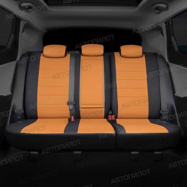 Чехлы Автопилот Экокожа на Toyota Highlander 2 2007-2013 г.в.
