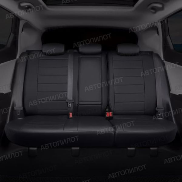 Чехлы Автопилот Экокожа на Toyota Highlander 2 2007-2013 г.в.