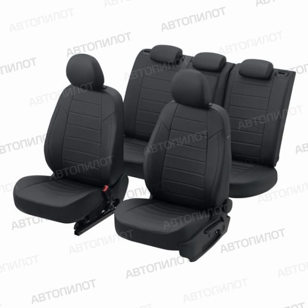 Чехлы Автопилот Экокожа на Toyota Highlander 2 2007-2013 г.в.