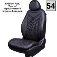 Чехлы Премиум Экокожа Байрон Президент|Жук на KIA Seltos c 2020+