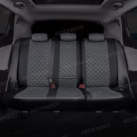 Чехлы Автопилот Алькантара Ромб на Ford Tourneo 2 места 2003-2013 г.в. Чехлы Автопилот Алькантара Ромб на Ford Tourneo 2 места 2003-2013 г.в.