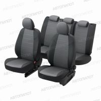 Чехлы Автопилот Алькантара на SsangYong Rexton 2002-2012 г.в. Чехлы Автопилот Алькантара на SsangYong Rexton 2002-2012 г.в.