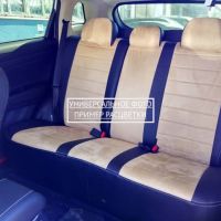 Чехлы Автопилот Алькантара на SsangYong Rexton 2002-2012 г.в. Чехлы Автопилот Алькантара на SsangYong Rexton 2002-2012 г.в.
