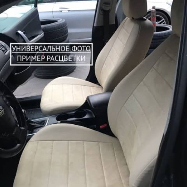 Чехлы Автопилот Алькантара на SsangYong Rexton 2002-2012 г.в. Чехлы Автопилот Алькантара на SsangYong Rexton 2002-2012 г.в.