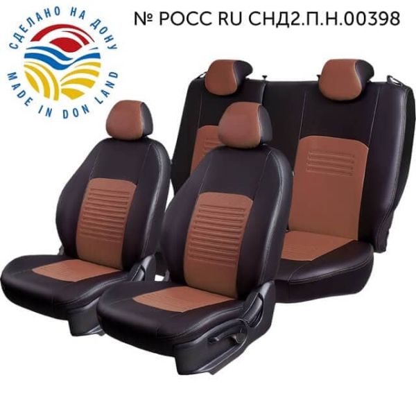 Чехлы Экокожа Турин Классик на Renault Arkana
